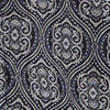 Boys Dark Blue Medallion Jaal Patterned Kurta set